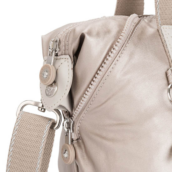 Sacs À Bandoulière Kipling Art Mini Metallic Beige | FR 1833AH